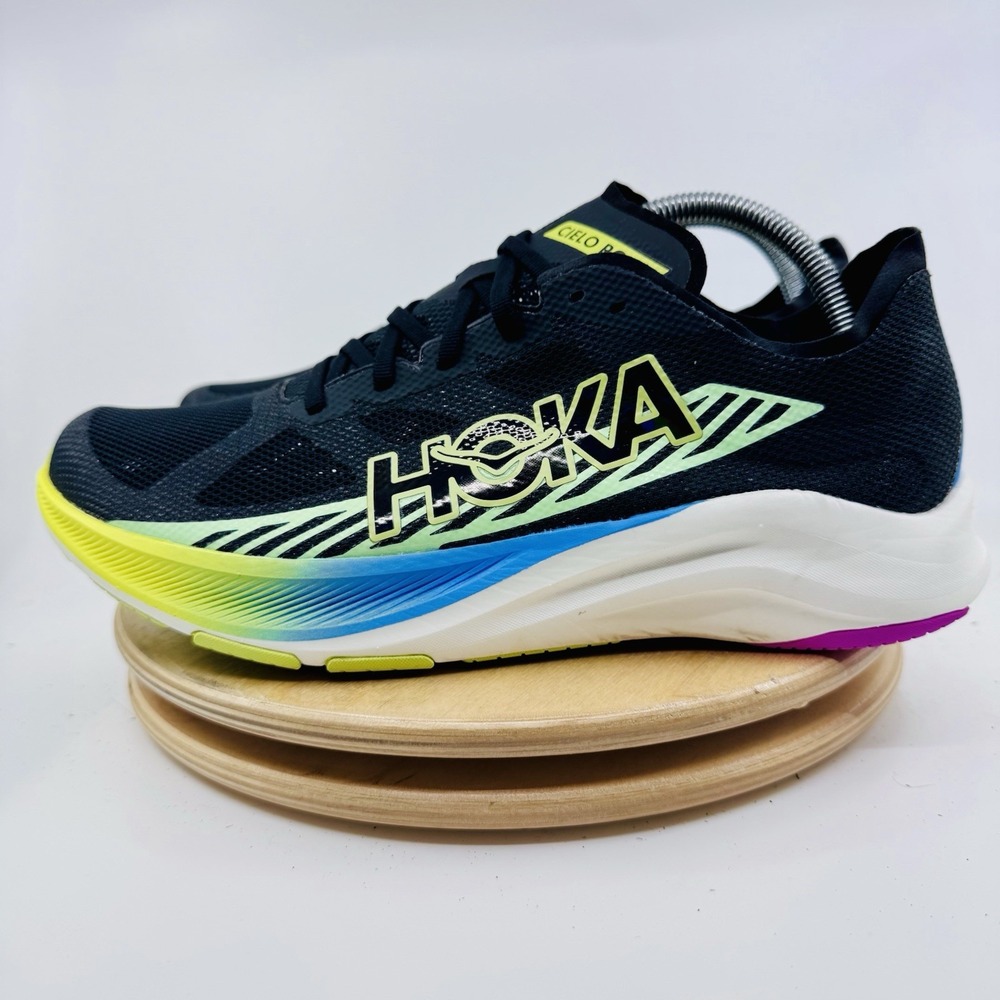 HOKA Cielo Road Running Shoes‎ Mens 10.5 Black Multicolor Lightweight Sneakers